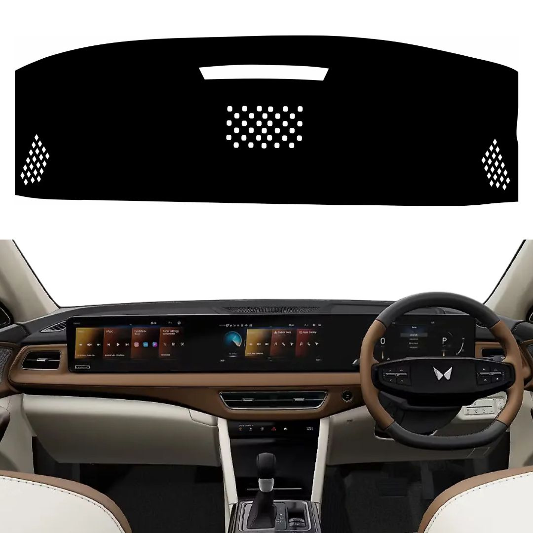 Mahindra XEV 9E 2025–2026 Premium Dashboard Cover  | Anti-Glare & Heat Resistant